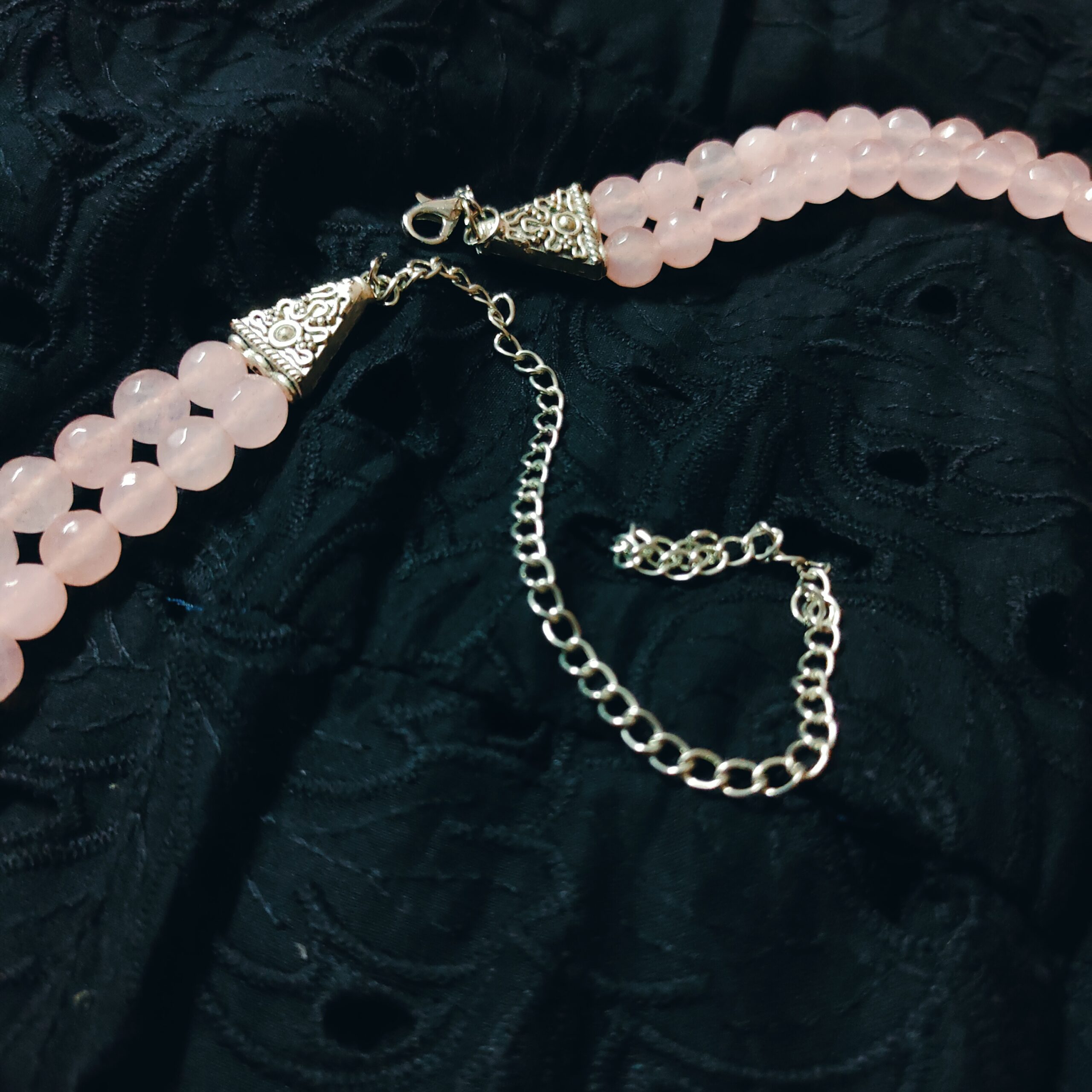 Pink Onyx Necklace